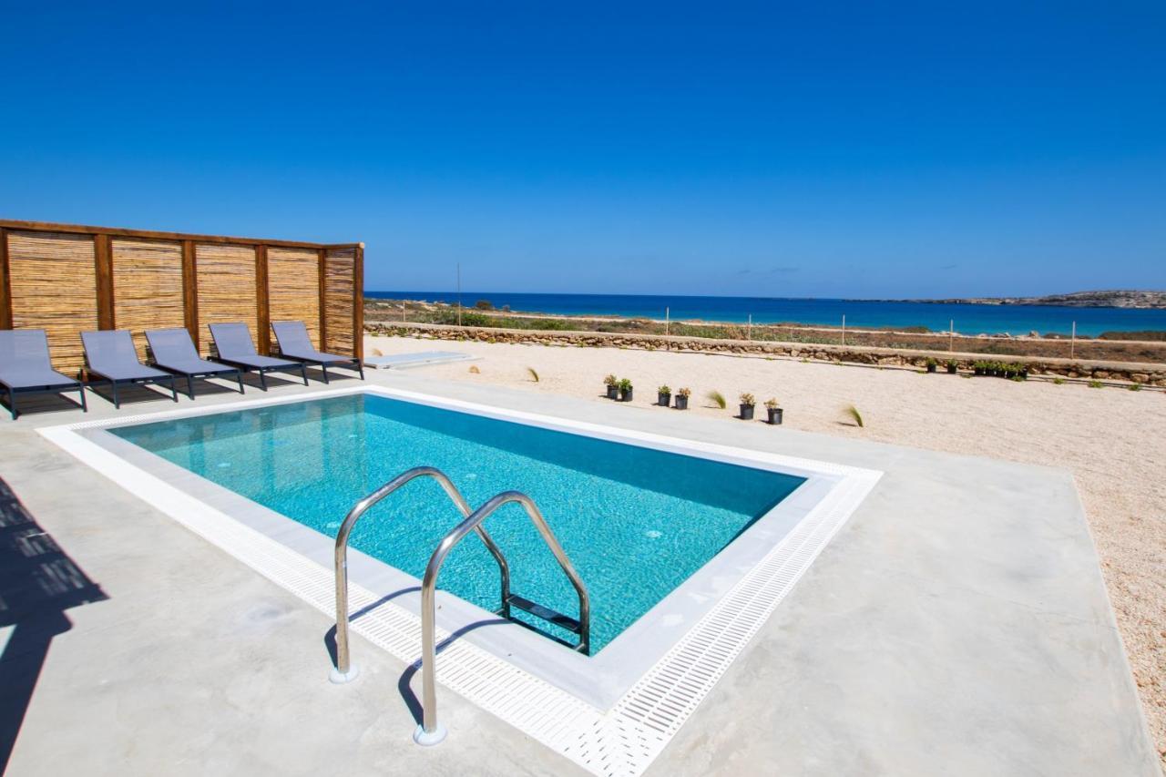 Cato Agro 5, Seafront Villa With Private Pool Afiartis Екстер'єр фото